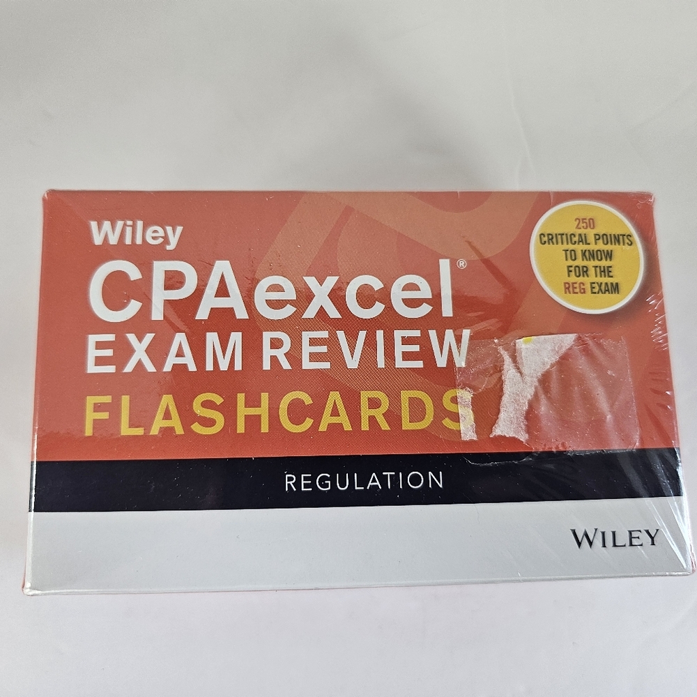 WILEY CPAexcel EXAM REVIEW Flashcards Regulation 250 Critical Points NEW Sealed